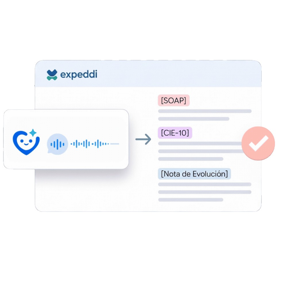 expeddi- Nota de voz con ia